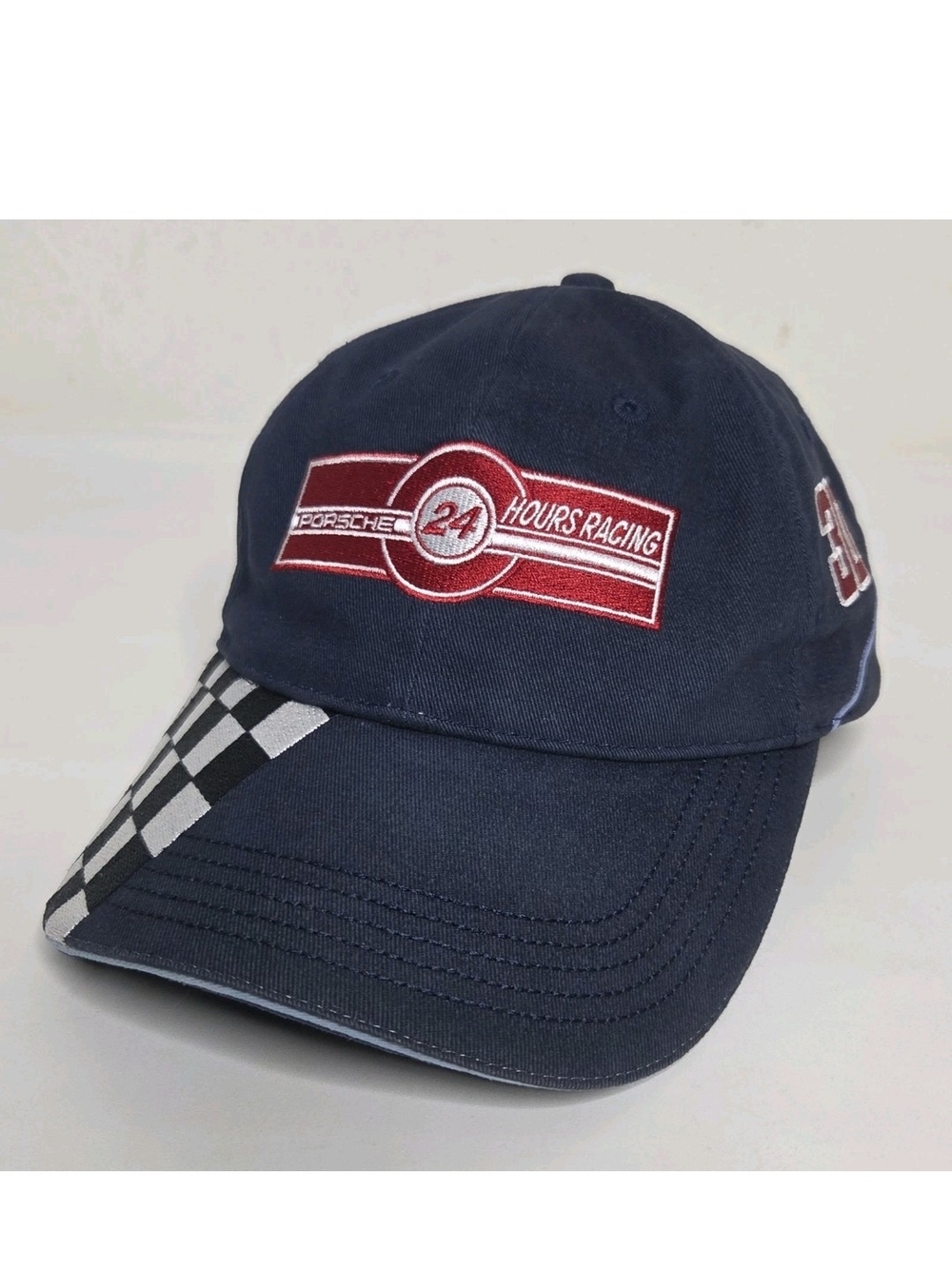 Porsche Design 24 Hours Racing Driver's Selection Hat Cap Checkered Motorsport